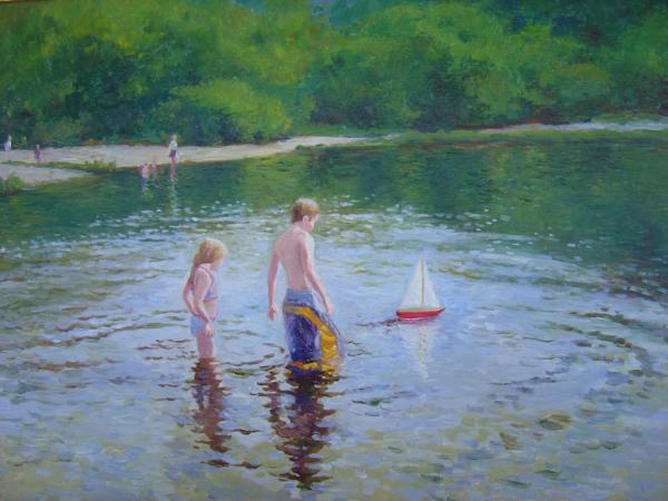 Summer, Glendalough, 16 X 20 (Oil) - Sold
