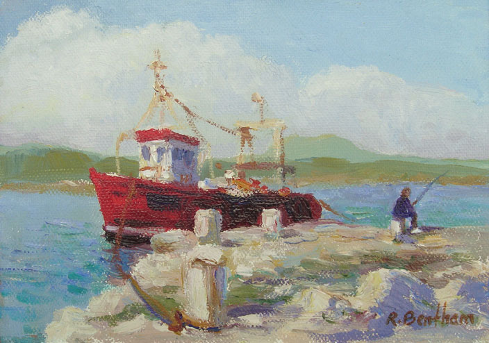 Fishing Boat, 5 X 7 (Oil)