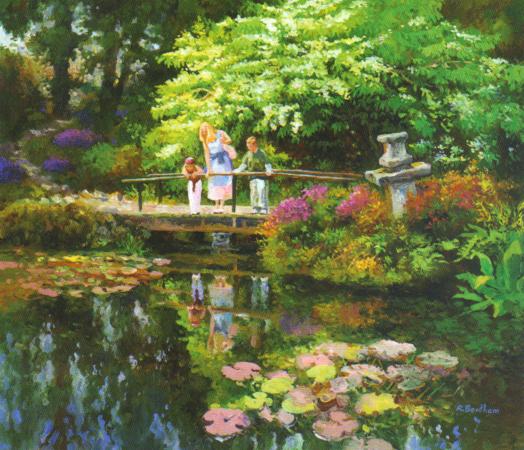 The Japanese Garden, 24 X 30 (Oil) - Sold