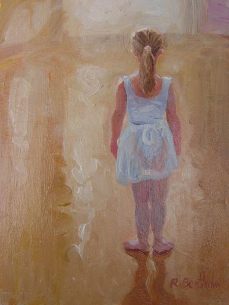 The Ballerina, 8 X 6 (Oil) - Sold