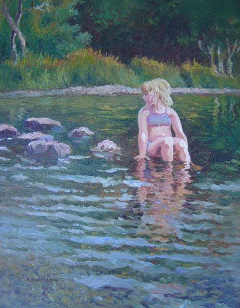 The Little Mermaid of Glendalough, 18 X 14 (Oil)