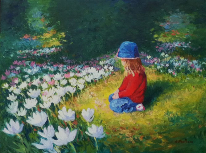 Spring Flowers, 12 X 16 (Oil)