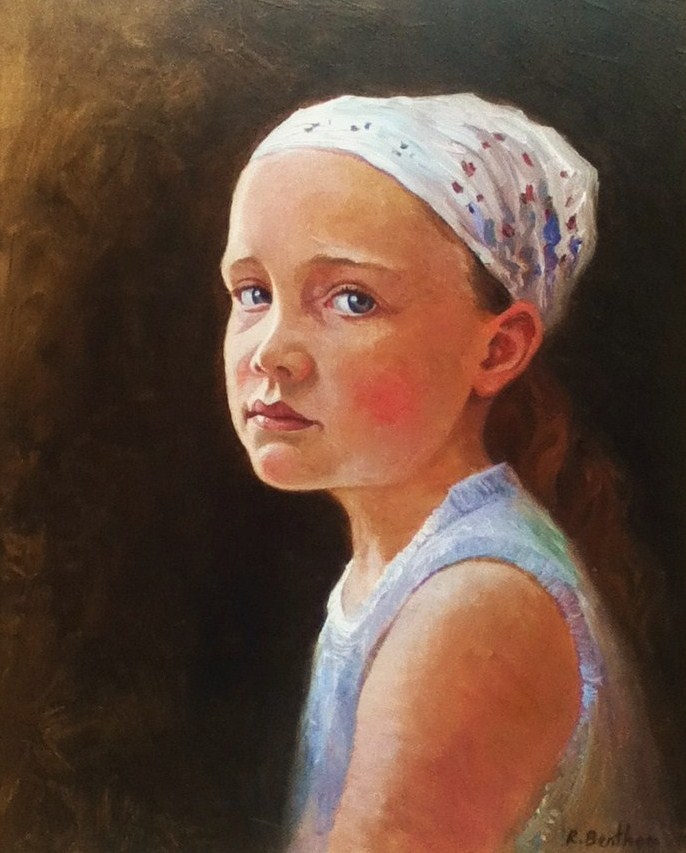 Young Girl, Aoise, 18 X 14 (Oil)