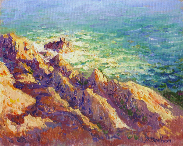 Golden Light, The Cove, 8 X 10 (Oil) - Sold