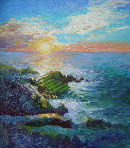 Sunrise, The Mens, 10 X 8 (Oil)