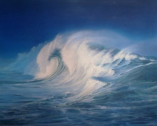 The Breaking Wave, 18 X 24 (Acrylic) - Sold