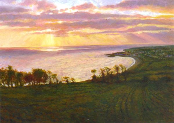 Golden Morning, Greystones, 16 X 20 (Oil) - Sold